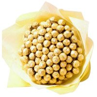 Order 80 Pcs Ferrero Rocher Bouquet delivery in India with Rakhi
