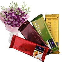 Send Rakhi with Cadbury Temptation Bars Chocolates to India on Raksha Bandhan
