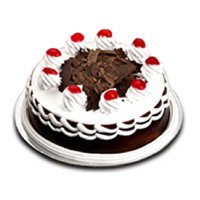 Send Rakhi with Black Forest Cake to India