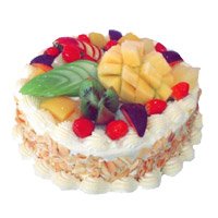 Deliver Rakhi with Online 2 Kg Eggless Fruit Cakes to India on Rakhi