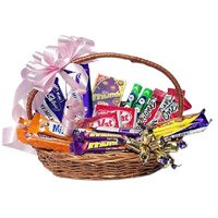 Rakhi with Chocolate gifts Basket