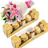 Send Rakhi and Ferrero Rocher Chocolates to India