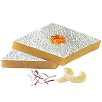 Rakhi and Rakhi Kaju Katli sweets Gift in India