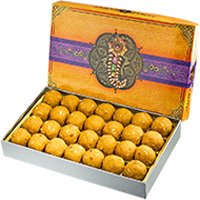 Send Besan Laddu and Rakhi to India