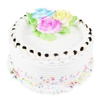 Get Eggless Vanilla Cake in India with Rakhi